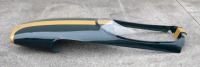 BT6: A decorative fibreglass nose cone and driver cockpit removed from a Repco-Brabham BT6