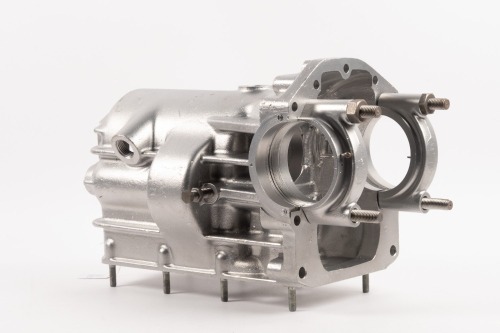 COOPER: An original 4 speed (no reverse) Cooper Ersa transmission case, marked 'ERSA LLIAGE SPECIAL D2907'