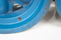 RACING WHEELS: Three magnesium early 'wobbly' racing wheels, nine inch width - 3