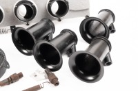 FORMULA 2: Formula 2 slide throttles with fuel injection fuse & trumpets (ex Paul England) - 2