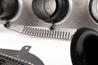 FORMULA 2: Formula 2 slide throttles with fuel injection fuse & trumpets (ex Paul England) - 3