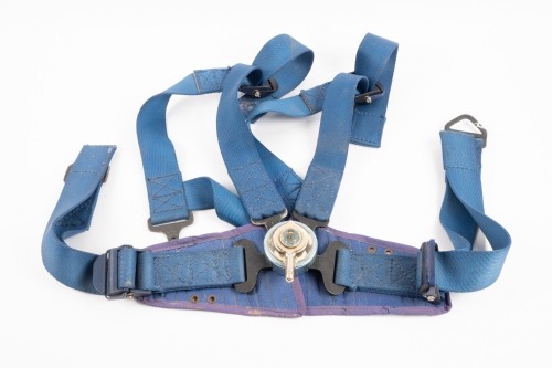 BRABHAM: An original 4. racing harness by G.Q. Parachute Co Ltd, understood to have been removed by Don O'Sullivans BT21 Brabham 1968