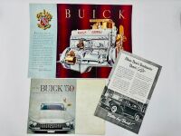BUICK: A group of three publications including the Sales Brochure for the 1959 model year, details on the Straight Eight and a flyer for the Roadmaster [Location: Sydney]