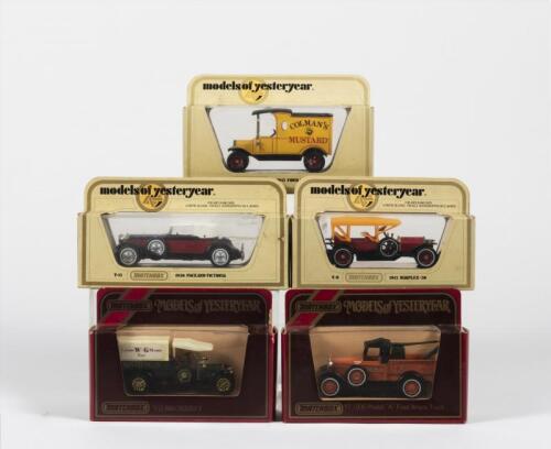 M.O.Y: A group of five Matchbox 'Models of Yesteryear' models