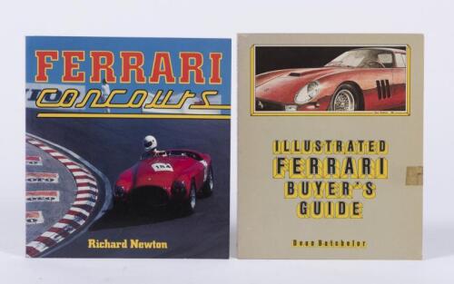 FERRARI: Two Ferrari related softcover books. 'Illustrated Ferrari Buyer's Guide' by Dean Batchelor