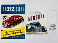 MERCURY: A pair of Sales Brochures for the 1940 Eight [Location: Sydney]