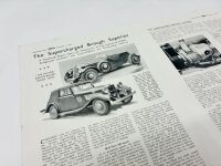BROUGH SUPERIOR: A Sales Brochure for the 1937 3.5-litre, together with a letter from the factory dated March 1938 [Location: Sydney] - 3