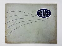DELAGE: A Sales Brochure for the D6-70, D8-100 and D8-120 [Location: Sydney]