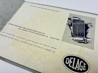 DELAGE: A Sales Brochure for the D6-70, D8-100 and D8-120 [Location: Sydney] - 2