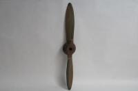 AVIATION: A De Havilland twin blade timber late 1920s propeller