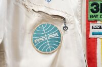 MOFFAT: An exceptional original circa mid 1970s race suit as worn by Allan Moffat, with associated sponsorship patches including Goodyear, BP, 3MP Bay City Radio and Dow Corning, suit by Hinchman Indianapolis - 5