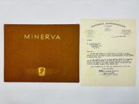 MINERVA: A pair of Sales Brochures in a folder for the Imperia TA-9 and the 30 H.P. Limousine [Location: Sydney]