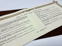 MINERVA: A pair of Sales Brochures in a folder for the Imperia TA-9 and the 30 H.P. Limousine [Location: Sydney] - 6