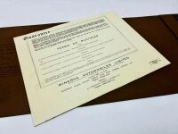 MINERVA: A pair of Sales Brochures in a folder for the Imperia TA-9 and the 30 H.P. Limousine [Location: Sydney] - 7