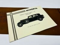 MINERVA: A pair of Sales Brochures in a folder for the Imperia TA-9 and the 30 H.P. Limousine [Location: Sydney] - 8