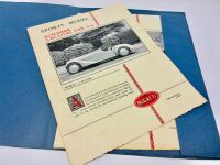 BUGATTI: A folder containing two brochures for the Type 57 and 57S, together with three single page magazine articles [Location: Sydney] - 7