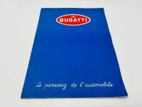 BUGATTI: A Sales Brochure featuring Type 57 models, together with letter from the factory dated October 1937 [Location: Sydney] - 2