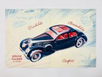 BUGATTI: A two-page Sales Brochure for the 1939 Type 57, a single page flyer for the Type 57 and an invitation to Bugatti's Paris showroom [Location: Sydney] - 3