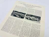 BUGATTI: A group of articles covering various Bugatti models [Location: Sydney] - 2
