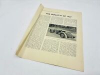 BUGATTI: A group of articles covering various Bugatti models [Location: Sydney] - 3