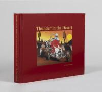 AUTO RACING: 'Thunder in the Desert - Circle Track Racing in Phoenix, AZ 1909-1980' hardcover book. Windy McDonald signature