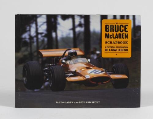 McLAREN: 'The Bruce McLaren Scrapbook' hardcover book by Jan McLaren/Richard Becht