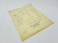 D.K.W.: A Sales Brochure for the F7 together with a price list and letter from the factory dated May 1939 [Location: Sydney] - 3