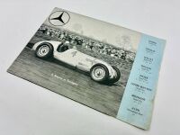MERCEDES-BENZ: A Sales Brochure for various models including 170, 230, 260 and 540, together with a 1937 price list [Location: Sydney] - 2