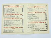 MERCEDES-BENZ: A Sales Brochure for various models including 170, 230, 260 and 540, together with a 1937 price list [Location: Sydney] - 9