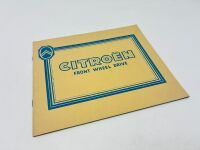 CITR&Ouml;EN: A pair of Sales Brochures for the 12CV and 15CV models, together with a 1938 price list [Location: Sydney] - 3
