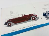 CITR&Ouml;EN: A pair of Sales Brochures for the 12CV and 15CV models, together with a 1938 price list [Location: Sydney] - 7