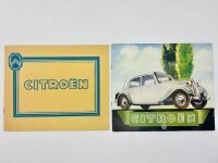 CITR&Ouml;EN: A pair of Sales Brochures for the 12CV and 15CV models [Location: Sydney]
