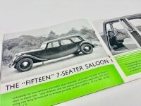 CITR&Ouml;EN: A pair of Sales Brochures for the 12CV and 15CV models [Location: Sydney] - 13