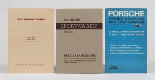 PORSCHE: Three Porsche 356 reference books. 1967 'Porsche Owners Handbook and Service Manual (356A, B & C)' by Clymer