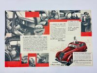 PEUGEOT: A group of three Sales Brochures featuring models for the 1938 model year including the 202, 302 and 402 [Location: Sydney] - 8
