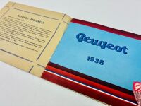 PEUGEOT: A group of three Sales Brochures featuring models for the 1938 model year including the 202, 302 and 402 [Location: Sydney] - 11