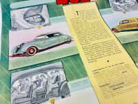 PEUGEOT: A pair of Sales Brochures featuring models for the 1939 model year including 202 and 402, together with a 1939 price list [Location: Sydney] - 5