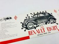 RENAULT: A group of three Sales Brochures for various 4-cylinder and 6-cylinder models [Location: Sydney] - 3