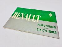 RENAULT: A group of three Sales Brochures for various 4-cylinder and 6-cylinder models [Location: Sydney] - 8