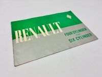 RENAULT: A group of three Sales Brochures for various 4-cylinder and 6-cylinder models [Location: Sydney] - 18
