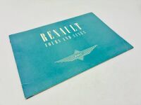 RENAULT: A group of three Sales Brochures for various 4-cylinder and 6-cylinder models [Location: Sydney] - 8