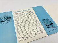 RENAULT: A group of three Sales Brochures for various 4-cylinder and 6-cylinder models [Location: Sydney] - 13