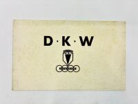 D.K.W.: A Sales Brochure for the F7/F8 models [Location: Sydney]