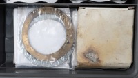HEWLAND: A double sided plastic case containing Hewland gearbox spare parts and set-up parts, no gears - 11