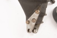 CALIPERS: Two Brabham front calipers and two caliper mounts (stamped 'MRD A1160') - 2