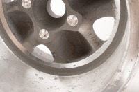 WOBBLY WHEELS: Two unused alloy wobbly racing wheels, 7.5 inch width - 6