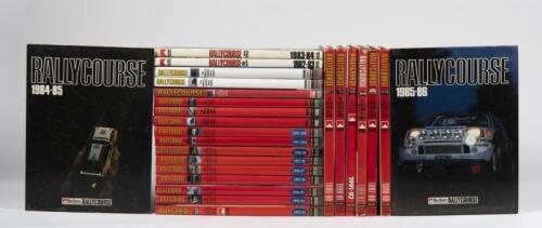 RALLYCOURSE: Twenty-four editions of 'Rallycourse' annuals. Including years 1982-83 (1st Year) to 2006/2007 (25th Year)