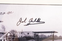 BT31: A photograph signed by Sir Jack & Ron Tauranac, features a rear view of the Brabham BT31 Repco 'bi-hi' wing, image 19.5cm high, 24.5cm wide - 5