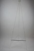 EASEL: A large acrylic easel, 178cm high.
