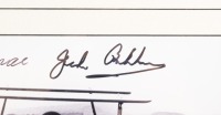 BT31: A photograph signed by Sir Jack & Ron Tauranac, features a front view of the Brabham BT31 Repco 'bi-hi' wing, image 19.5cm high, 24.5cm wide - 4